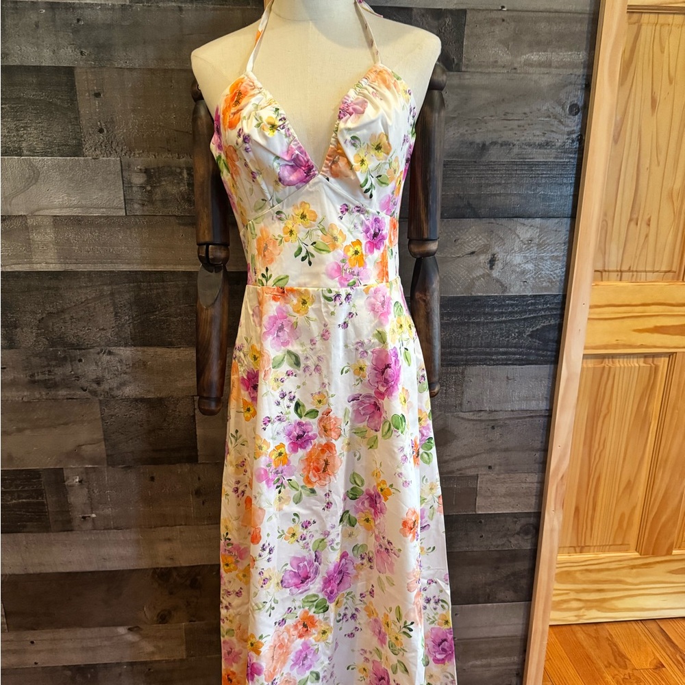 Favorite Daughter Floral Maxi Dress in Pink and Purple